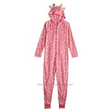 Girls Deer One Piece Pajamas